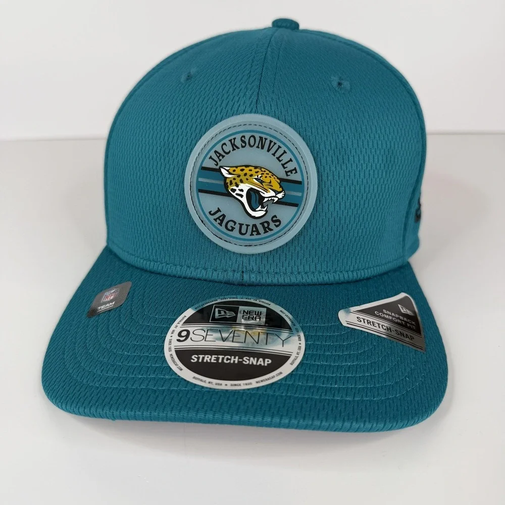 Jacksonville Jaguars Hat Cap Snap Back Mens One Size Green NFL New Era 9Seventy